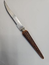 Evensharp Sheffield Steak Knife Serrated Blade 8.5&quot; Long Distressed  - $9.59