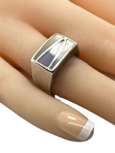 sterling silver mop ring size 5.5 - £31.29 GBP