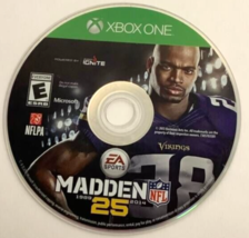 Xbox One Madden Nfl 25 Video Game Disc Only Multiplayer Football Sports 2013 - £7.85 GBP