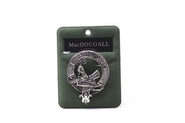 Clan MacDougall Scottish Crest Badge Brooch Pin Clothes Costume Gift Souvenir - £9.48 GBP
