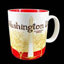 Starbucks Washington DC Coffee Mug Cherry Blossoms Collector Series Glob... - $19.79