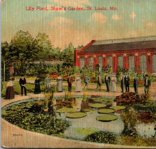 c1907 Shaw&#39;s Garden Lily Pond St Louis MO S.H. Knox Early Divided Back Postcard - £8.07 GBP