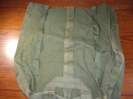OD GREEN MILITARY USAF ARMY PARACHUTE CARGO DEPLOYMENT CANVAS BAG 24.5&quot;x22&quot; - $26.72
