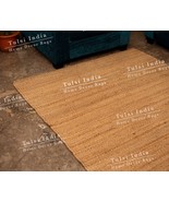 jute rug Hemp Rug, Runner Rug, Natural Jute Rug, Dining Room Rug, Braide... - $194.73 CAD