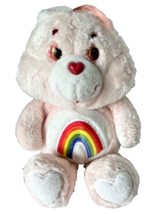 Care Bears Cheer Bear Plush Toy &amp; Box Kenner 12” Rainbow 1984 Vintage Re... - £21.93 GBP