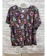 Disney Nightmare Before Christmas Scrub Medical Top 3XL Tim Burton NWT - $27.24 CAD