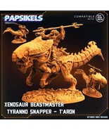3D Printed Papsikels Taron Xenosaur Beastmaster Tyranno Snapper Set 28mm... - $470.99 MXN+