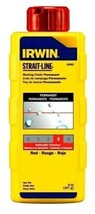 Irwin 64902 Strait-Line Red Permanent Marking Chalk Line For Reel Type Boxes 8oz - £7.56 GBP
