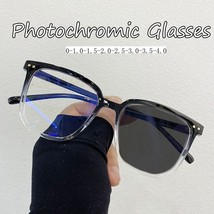 Gafas Fotocromáticas Miopía Vista Color Cambiando Retro Cuadradas Inteli... - £12.53 GBP+