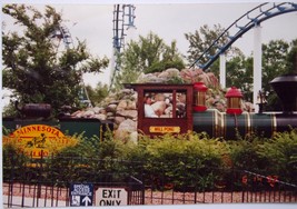 Vintage Mill Pond Railroad at Valley Fair Shakopee MN Color Photo 1993 - €1,74 EUR