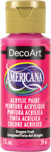 Americana Acrylic Paint 2oz Dragon Fruit   Opaque - $6.36