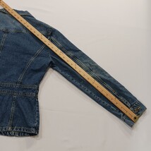 North Crest RN#56952 Women's Blue Full Button Denim Jacket Pockets Size S (6-8) image 7