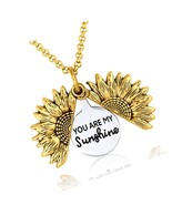 The Original You Are My Sunshine Sunflower Necklace - £75.44 GBP