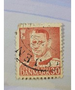 Denmark Stamp King Frederik 30ore Used Circular Cancel 363 - $1.35 CAD
