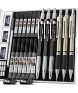 Nicpro 6PCS Art Mechanical Pencil Set, 3PCS Metal Drafting Pencil 0.5 mm... - $13.99