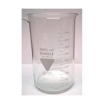 5000ML (5 Litre) Borosilicate Glass Measuring Laboratory Beaker - £58.34 GBP