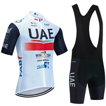 New ITALIA Cycling Set 2024 UAE Cycling Jersey Bike Shorts 20D Pants Team Ropa C - £90.58 GBP