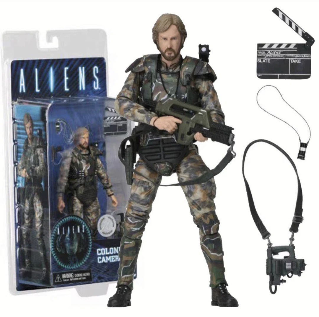 NECA Aliens Director James Cameron Colonial Marine 7&quot; Action Figure Toy ... - $29.99