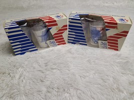 VTG NOS Plastic 18 Wine/Beer Glasses 1984 Olympics Los Angeles USA Tumblers - £8.64 GBP