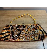 MAX MAYER SEQUINED PURSE Animal Pattern - $22.80