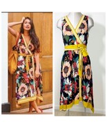 Anthropologie Maeve Botanica Faux Wrap Dress Size 4 Floral Print - $74.88