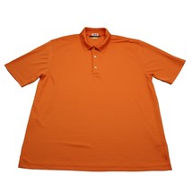 Greg Norman Shirt Mens XL Orange Polo Golf Casual Light Play Dry - £14.80 GBP