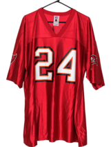 NFL Players Tampa Bay Buccaneers #24 Cadillac Williams Red Jersey 2XL - £23.18 GBP