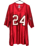 NFL Players Tampa Bay Buccaneers #24 Cadillac Williams Red Jersey 2XL - £22.82 GBP