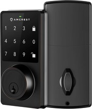 Deadbolt, Amcrest Keyless Entry Door Lock, Heavy Duty, Automatic Locking. - $77.95