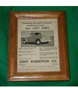 1957 GMC GENERAL MOTOR COMPANY JERRY ROBERTSON EL CENTRO CALIFORNIA ADVE... - £41.82 GBP
