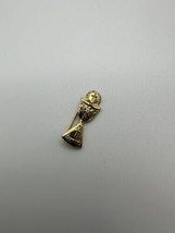 Vintage Sanctus Gold Chalice Lapel Pin 2.4cm - $14.85