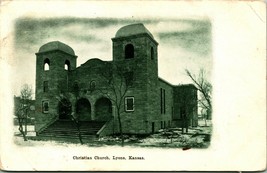 Christian Church Lyons Kansas KS UNP Unused UDB Postcard D9 - £5.43 GBP