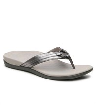 Vionic women&#39;s tide aloe orthotic sandal - medium width in PEWTER METALLIC - £41.86 GBP