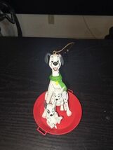 Vintage Grolier 101 DALMATIONS Walt Disney Ornament Christmas Sledding P... - $16.95