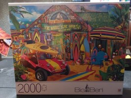 Surf Shop Surfboard Buggy Beach Big Ben 2000 Pc Jigsaw Puzzle 2020 - $23.04