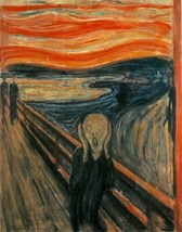Giclee Edvard Munch The Scream   Print Canvas Painting - £6.86 GBP+