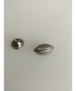 Rugby Ball  Pewter Lapel Pin Badge Handmade In UK - £5.86 GBP