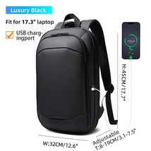Heroic Knight Mens Laptop Backpack 17 Inch Business Backpack Expandable Travel B - £126.02 GBP