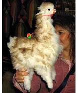 Fur alpaca figure, a soft toy handmade like Lama  - £68.74 GBP