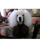 Dog handmade of pure Babyalpaca fur, soft toy figure - $70.00