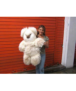 Teddy bear, plush toy of pure Alpaca fur, 31.5 inches - £149.93 GBP