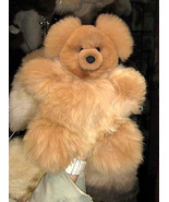 Pelt teddy bear, 35 cms. figure handmade of Alpaca fur,teddi - $65.00