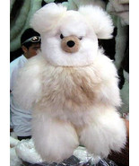 Fur teddy bear made of pure Babyalpaca fur, 31 Inches - £147.88 GBP