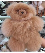Teddy Bear, pure Babyalpaca pelt, fur soft toy figure  - £47.85 GBP
