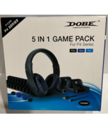Dobe 5 in 1 Game Pack For P4 Series New B4 Stereo headset, storage , cab... - $22.99