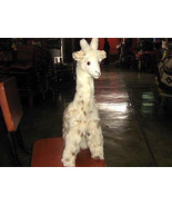 Cosy little Giraffe soft toy, Alpaka pelt figure - $56.00