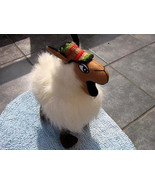Lama soft toy, alpaca fur figure, plush animal - £44.76 GBP