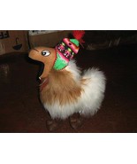 Lama,Alpaca fur toy, animal figure, stuffed animal - £34.79 GBP