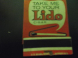 Lido Cigar Matchbook (full) - $8.21 CAD
