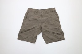 The North Face Mens Size 36 Spell Out Outdoor Hiking Camp Shorts Gray Nylon - £35.57 GBP